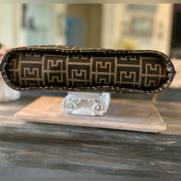 Designer Vintage Shoulder Bag Vachetta Leather & Coated Canvas - Picture 7 of 16